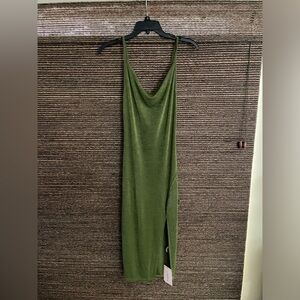 Green maxi dress lightweight